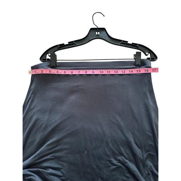 SewRed - Maxi Mermaid Tie Dyed Grayish Blue/ Black Skirt - XL - Picture 5 of 11